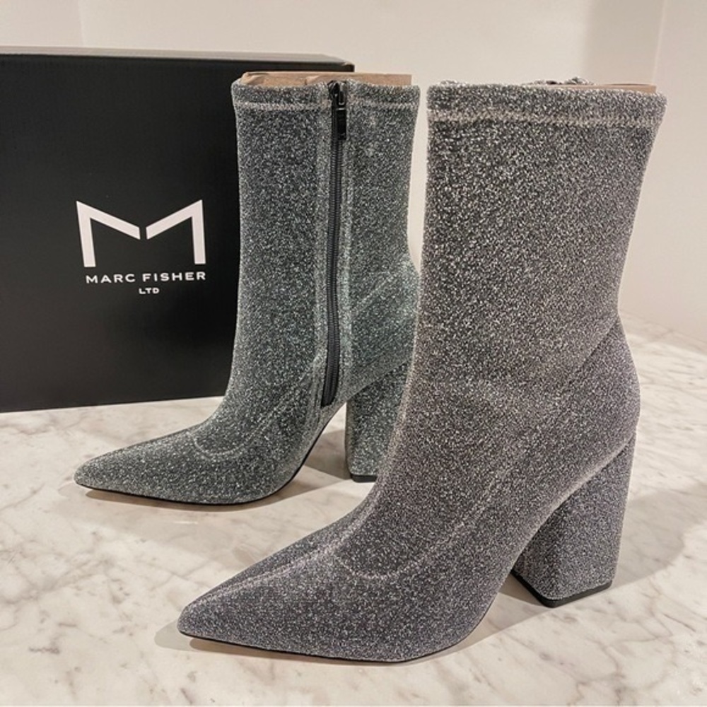Marc Fisher LTD Larry Pointed Toe Ankle Boots NIB
